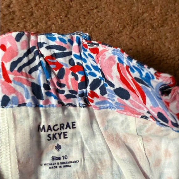 Kids' Patterned Shorts with Blue Trim - Picture 2 of 3